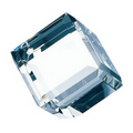 Beveled Diamond Cube Paperweight - Extra Large